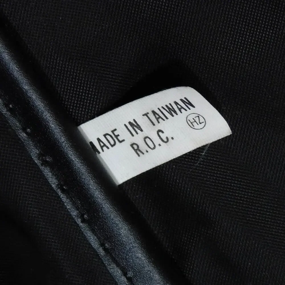 Vintage Members Only Duffel Bag Black Purple Nylon Travel Gym Weekend Bag